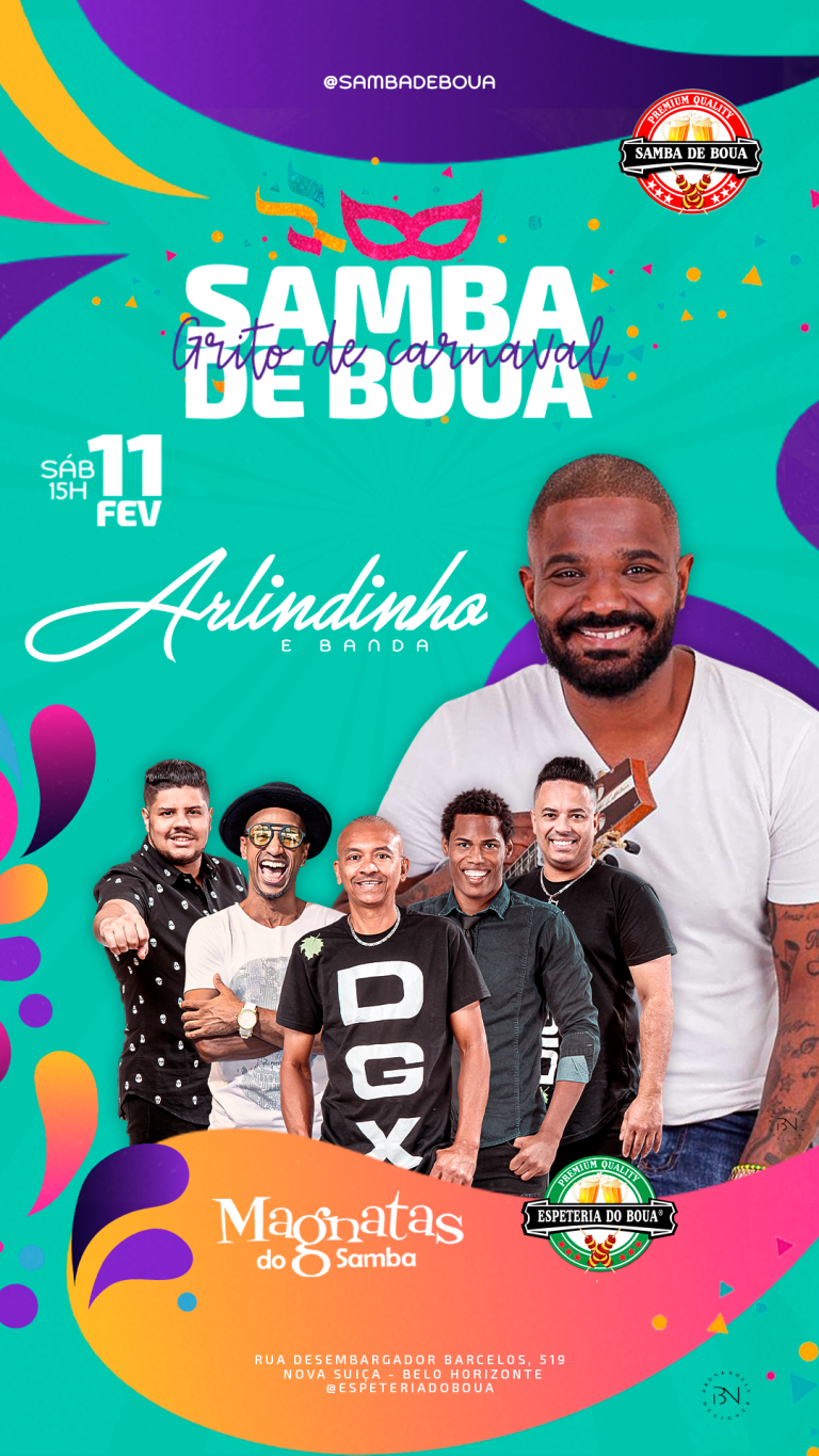 11/02 – Arlindinho no Samba de Boua