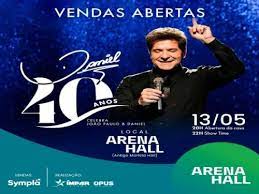 13/05 – Daniel comemora 40 anos de carreira e com show em BH